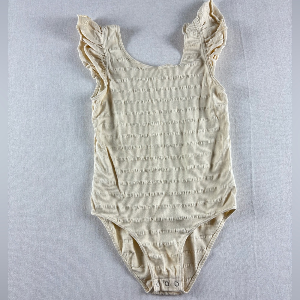 Rylee + Cru cream bodysuit 8-9 years